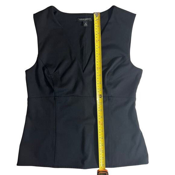 Banana Republic Women's Size M - Ponte Bustier Black  Tank - Picture 4 of 10
